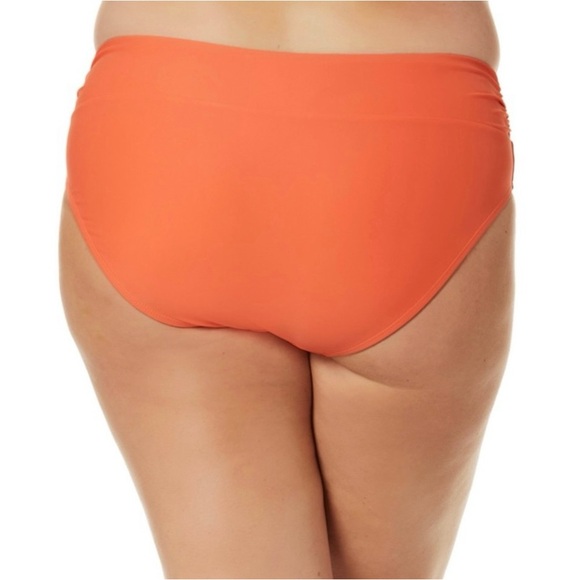 Time and Tru Women's and Women's Plus Solid Mid Rise Bikini Bottoms Size 2X - Picture 3 of 11